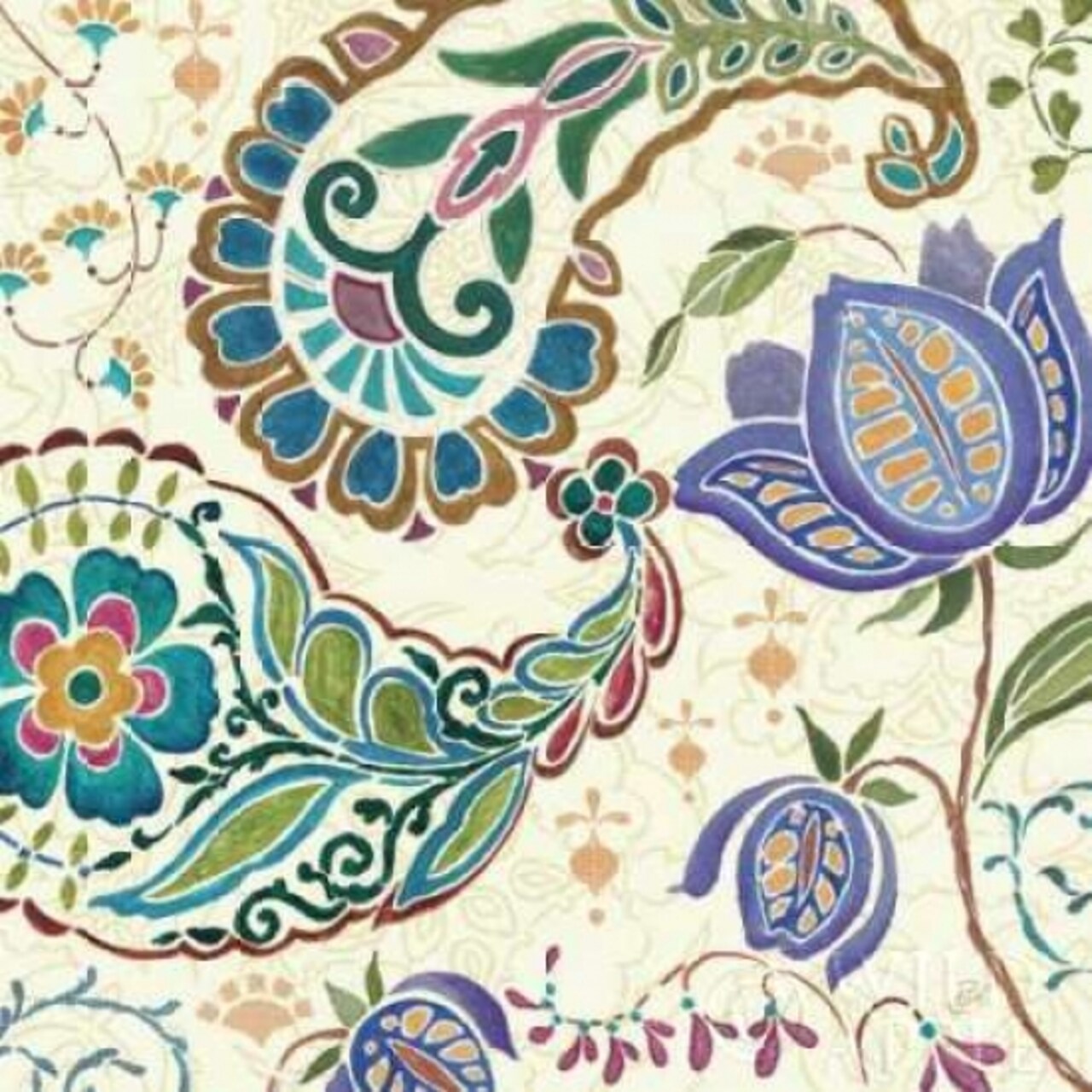 Peacock Fantasy V Poster Print by Daphne Brissonnet - Item # VARPDX9318